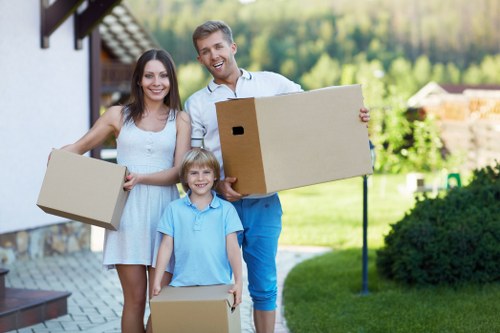 Charity donation collection from a home move in Ilford