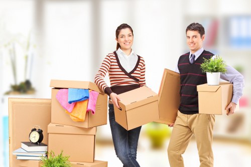 Man and van service helping with a flat move in Ilford