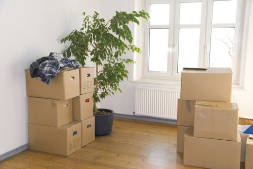 Removal team planning a house move in Ilford with local streets and loading access