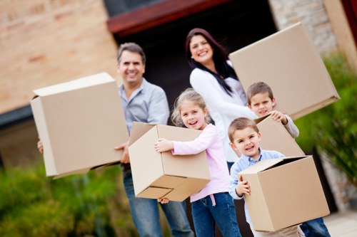 Professional flat removals vehicle supporting a move in Ilford